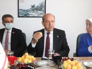 KKTC Cumhurbaşkanı Tatar’dan Malatya kayısısına övgü dolu sözler