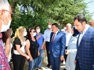 Gürkan’dan Başören mahallesine ziyaret