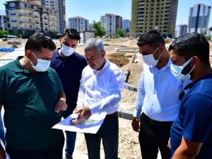 Yeşilyurt Belediyesi, Çilesiz’deki 10 dönümlük alanı park yatırımıyla güzelleştiriyor