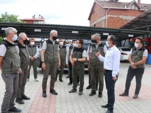 Orman Genel Müdürü Bekir Karacabey Hanönü Orman İşletme Müdürlüğü’nü ziyaret etti