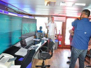 Kaymakam Böke’den balık çiftliklerinde inceleme