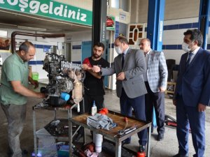 MHP’den sanayi esnafına ziyaret