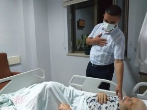 Başkan Ergioğuz’dan gece yarısı hasta ziyareti