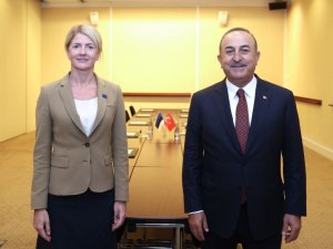 Bakan Çavuşoğlu, Estonyalı mevkidaşı Liimets ile görüştü