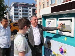 Havza’da sıfır atık için mobil atık getirme merkezi oluşturuldu