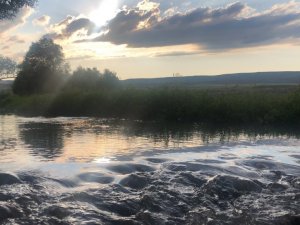 Kars’ta gün batımı büyüledi
