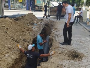 Turgutlu Turan Mahallesi’nde kanalizasyon hattı yenilendi