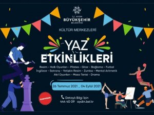 Aydın Büyükşehir Belediyesi’nin yaz etkinlikleri başlıyor