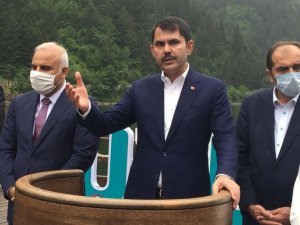 Bakan Kurum: “Amacımız Uzungölümüz’ü eski haline getirmek, gelecek nesillere en güzel haliyle bırakmaktır”