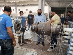 Başkan Savran, organize sanayi bölgesinde incelemelerde bulundu