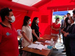 Çanakkale aşılama oranında mavi renge döndü