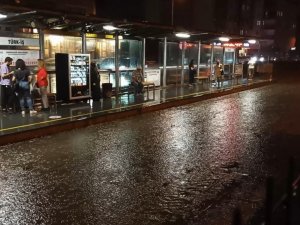 Samsun’da sağanak yağış