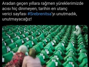 Bakan Kasapoğlu: “Srebrenitsa’yı unutmadık, unutmayacağız”