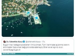 Bakan Koca: “Marmara denizi aslına döndü, sizleri kutluyoruz”