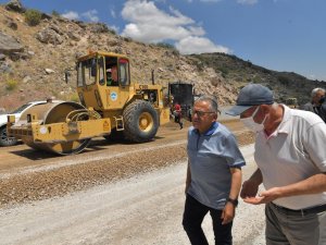 Başkan Büyükkılıç yeniden açılan hıdırellez yolunu denetledi, ikinci etabın müjdesini verdi
