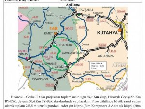 Hisarcık-Gediz yolunun yapım ihalesi Ağustos ayında yapılacak