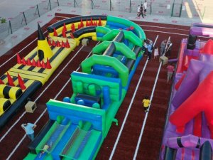 Keçiören’deki survivor alanı eğlencenin adresi oldu