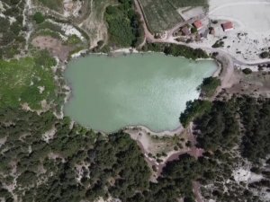 Sıcaktan bunalanlar Kolak Gölüne gidiyor