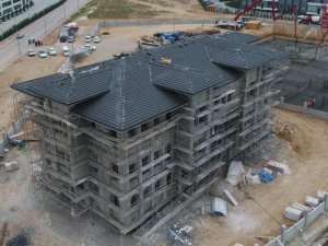 Yazır karakol binası yükseliyor