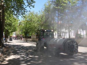 Polatlı’da haşerelere karşı ilaçlama çalışmaları devam ediyor