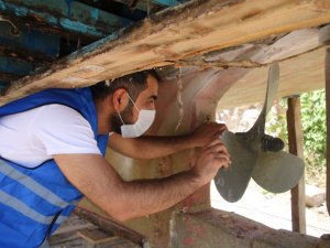 Halfeti’deki tur tekneleri denetlendi