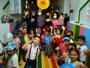 Kreş öğrencileri gönüllerince eğlendi