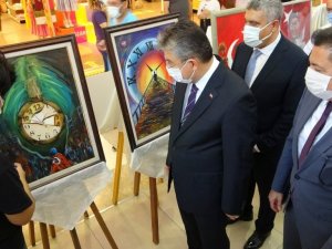 Osmaniye’de “15 Temmuz” resim sergisi açıldı