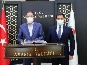 Kamu Başdenetçisi Şeref Malkoç’tan Vali Masatlı’ya ziyaret