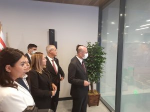 Bakan Soylu KKTC Cumhuriyet Meclisi Hukuk, Siyasi İşler ve Dış İlişkiler Komitesi heyetini kabul etti