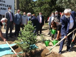 Isparta’da 15 Temmuz Ormanı’na fidan dikildi