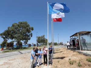 Kızılot halk plajı mavi bayrak aldı