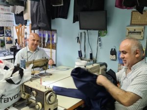 Terzilerde bayram yoğunluğu yaşanıyor