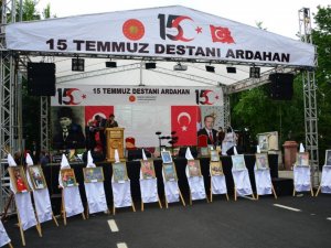 Ardahan’da 3 boyutlu 15 Temmuz resim sergisi