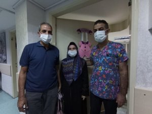 14 yıllık çocuk hasreti Diyarbakır’da son bulan Kahramanmaraşlı çift, çifte bayram yaşadı