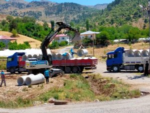 Sık kullanılan yayla yollarında bakım çalışması