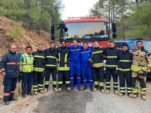 Akkuyu Nükleer A.Ş. ekipleri de Aydıncık’taki söndürme çalışmalarına katıldı