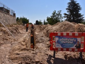 MESKİ, Gözne Mahallesi 1. etap kanalizasyon çalışmalarına başladı