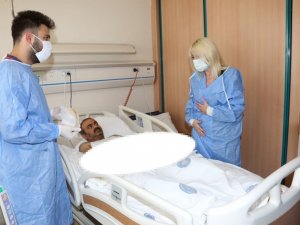 Kol nakli olan hastadan ilk görüntü