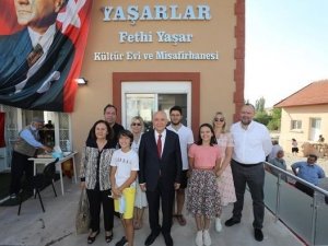 Başkan Yaşar, memleketi Sandıklı’ya kültür evi yaptırdı