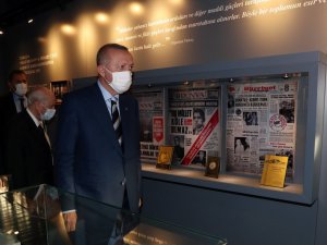 Erdoğan ve Bahçeli, Alparslan Türkeş’in evini ziyaret etti