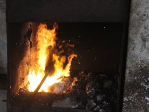 Demirci ustalarının Kurban mesaisi