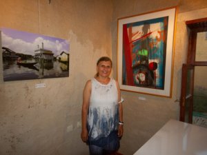 Sanatçıların köyünde sanat evi ve sergisi açıldı