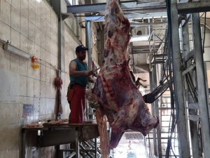 Karabük’te mezbahanede yoğunluk