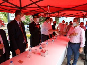 Akçaabat’ta bayramlaşma töreni