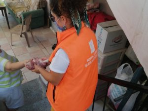 Kuşadası’nda, sosyal belediyecilik mesaisi bayramda da sürdü