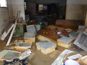 Arhavi’de sular çekilmeye başlayınca bilançonun büyüklüğü ortaya çıkmaya başladı