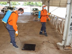 İlaçlama ekipleri bayramda tam mesai yaptı