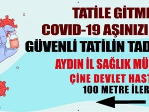 Aydın’da yoldan geçen herkese aşı hizmeti