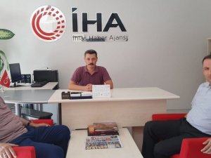 AK Parti İl Başkanı Dağtekin’den İHA’ya ziyaret