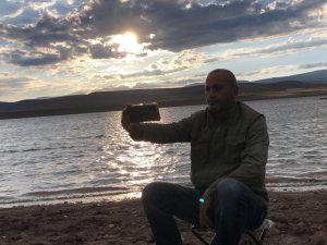 Kars’ta günbatımı görenleri hayran bıraktı